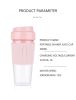 1PC Portable Blender; One-handed Drinking Mini Blender For Shakes And Smoothies With Rechargeable USB