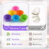 2.75 Inch Mini Size Silicone Baking Cups Muffin Cups Set of 12